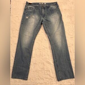 Akademiks Tailored Fit Embroidered Jeans Size 40